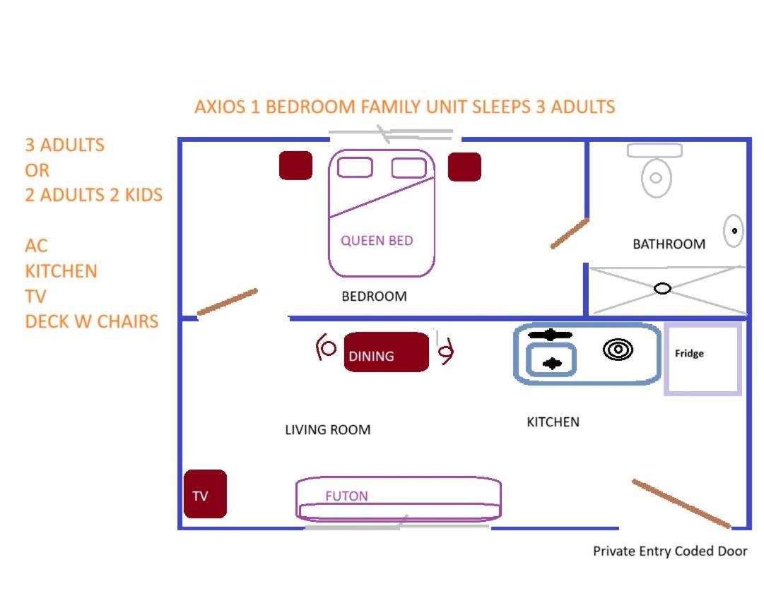 Axios Sun Apartments 库尔克岛 外观 照片
